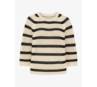 Strickpullover BRAX "Style NALA", Damen, Gr. 48, navy, Strick, 100% Baumwolle, Rundhals, Pullover Strickpullover (64958700-48) navy