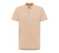 Kurzarmshirt MUSTANG "Herren Style Palco", Damen, Gr. L, hellbraun, Piqué, 100% Baumwolle, Rundhals, Shirts (22292627-L) hellbraun