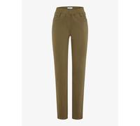 Raphaela by Brax Damen Five-Pocket-Hose Style PAMINA AVOCADO, denim dunkelgrün, Gr. 50