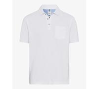 BRAX Herren Poloshirt PETE, weiss, Gr. M