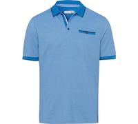 Brax Modern Fit Poloshirt Kurzarm hellblau