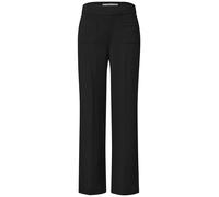 Street One High Waist Straight Leg Hose im Casual Fit Black 44