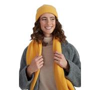 Style & Republic Damen Klassische Kaschmir Mütze-Beanie aus 100% Cashmere, Deine kuschelige und warme Premium-Strickmütze für stilvolle Herbst und Winter-momente (Senf)