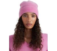 Style & Republic Damen Klassische Kaschmir Mütze-Beanie aus 100% Cashmere, Deine kuschelige und warme Premium-Strickmütze für stilvolle Herbst und Winter-momente Candy Pink