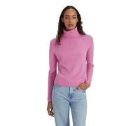 Style & Republic Damen Rollkragenpullover aus 100% Kaschmir, Regular-Passform, stilvoller Premium-Cashmere-Strickpullover für Herbst und Winter, Candy Pink XS L