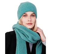 Style & Republic Damen Schal aus 100% Kaschmir | edler Damen-Schal aus feinstem Cashmere | Größe 196 x 28 cm (Mint)