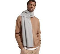 Style & Republic Herren Schal aus 90% Merinowolle und 10% Kaschmir | edler Schal aus feinster MerinoMerinowolle und Kaschmir, Silver Melange, One Size