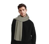 Style & Republic Herren Schal aus 90% Merinowolle und 10% Kaschmir | edler Schal aus feinster MerinoMerinowolle und Kaschmir, Olive Melange, One size