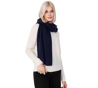 Style & Republic Kaschmir Schal Damen aus 100% Cashmere - dein kuscheliger Premium Schal für stilvolle Herbst- & Winter-Momente - Navy
