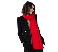 Style & Republic Kaschmir Schal Damen aus 100% Cashmere - dein kuscheliger Premium Schal für stilvolle Herbst- & Winter-Momente - Crimson