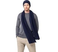 Style & Republic Schal aus 100% Kaschmir in blau, kuscheliger XL-Schal aus Kaschmir-Strick, one size 52 cm x 172 cm