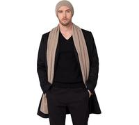 Style & Republic Schal aus 100% Kaschmir, kuscheliger XL-Schal aus Kaschmir-Strick, one size 52 cm x 172 cm (Nougat)