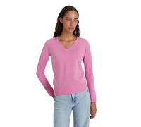 Style & Republic V-Neck Kaschmir Pullover-Damen elegant aus 100% Cashmere - Dein kuscheliger Premium Strickpullover für stilvolle Herbst- & Winter-Momente - Candy Pink S