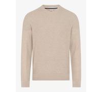 Brax Strickpullover Style RICK Regular Fit Einfarbig Beige XXL