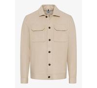 Brax Regular Fit Jacke beige, Einfarbig