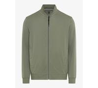 Sweatjacke BRAX "Style SCOTT", Herren, Gr. 4XL (62/64), grün, 82% Baumwolle, 18% Polyester, Sweatjacken Sweatjacke (77817306-4XL) grün