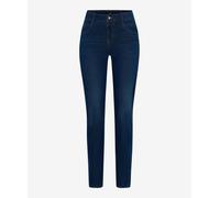 5-Pocket-Jeans BRAX "Style SHAKIRA", Damen, Gr. 34K (17), Kurzgrößen, blau, Denim/Jeans, 74% Baumwolle, 12% Elastomultiester, 10% Polyester, 4% Elasthan, slim fit, Jeans 5-Pocket-Jeans (83883240-17) b