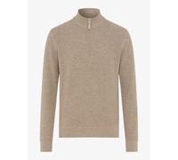 BRAX Troyer Pullover STEFFEN beige | XXL
