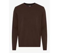 Brax Herren Langarmshirt Style TIMON chocolate, dunkelbraun, Gr. S