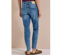 Comfort-fit-Jeans CECIL, Damen, Gr. 32, Länge 30, blau (light blau wash), Jeans, 83% Baumwolle, 15% Polyester, 2% Elasthan, unifarben, lang, Jeans, Middle Waist (69066035-32) light blau wash