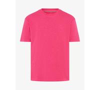 T-Shirt BRAX "Style TROY", Herren, Gr. S (48), lila, 100% Baumwolle, Rundhals, Shirts T-Shirt (60367120-S) lila