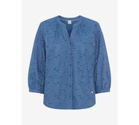 Brax Damen Bluse Style VELIA indigo mood, Blau, Gr. 36