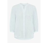 BRAX Damen Style Violet Linen Lurex Stripe Bluse