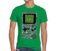 style3 8-Bit Game T-Shirt Herren Pixel Boy Gamer Retro, Größe:L, Farbe:Grün
