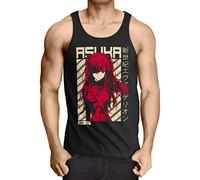 style3 Asuka Evangelion Herren Tank Top Shinji tokyo3 neon Genesis, Größe:XL