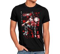 style3 Bloodbourne Man Herren T-Shirt denji man Anime Manga Cosplay Chainsaw Devil, Größe:5XL