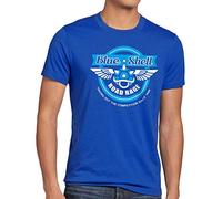 style3 Blue Shell Kart Herren T-Shirt Videospiel Konsole Mario, Größe:3XL, Farbe:Blau