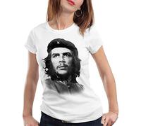 style3 Cuba Liberta Damen T-Shirt Kuba revolutionär Revolution, Farbe:Weiß, Größe:XL