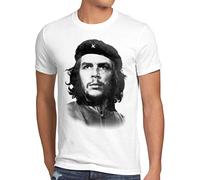 style3 Cuba Liberta Herren T-Shirt Kuba revolutionär Revolution, Größe:4XL, Farbe:Weiß