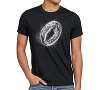 style3 Der Eine Ring Herren T-Shirt neuseeland auenland, Größe:M