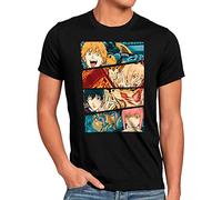 style3 Devil Hunters Herren T-Shirt denji man Anime Manga Cosplay Chainsaw Devil, Größe:L