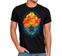 style3 Elric Made of Steel Herren T-Shirt Fullmetal Japan Anime Cosplay Roy Brotherhood, Größe:XXL