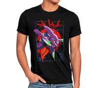style3 Evangelion 01 Herren T-Shirt Shinji tokyo3 neon Genesis, Größe:XXL