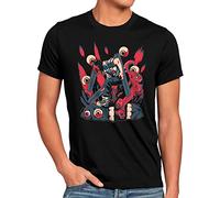 style3 Existence Ends Herren T-Shirt denji man Anime Manga Cosplay Chainsaw Devil, Größe:L