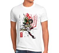 style3 Mikasa Soldier Herren T-Shirt Attack Anime Japan Manga on Titan AOT, Größe:XXL