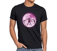 style3 Mondzauber Herren T-Shirt Sailor mondstein Moon Luna Bunny Mars Anime, Größe:3XL