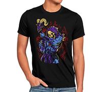 style3 Rock Skeleton Herren T-Shirt he Master Universe man Anime, Größe:3XL