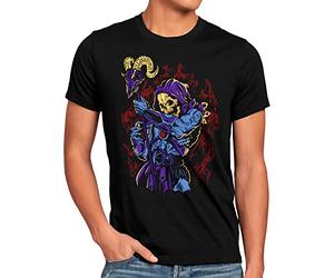 style3 Rock Skeleton Herren T-Shirt he Master Universe man Anime, Größe:4XL
