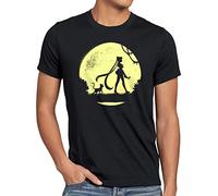 style3 Sailor Mondschein Herren T-Shirt mondstein Moon Luna Mars Planet Anime, Größe:XXL