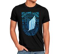 style3 Scouting Legion Herren T-Shirt Attack Anime Japan Manga on Titan AOT, Größe:XL