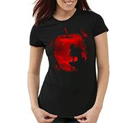 style3 Shinigami Apfel Damen T-Shirt Death Manga Anime Note, Größe:XL