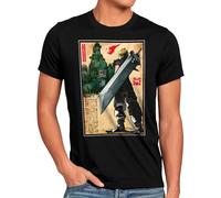 style3 Skilled Swordsman Herren T-Shirt Anime Cloud Choco-BO Sephiroth, Größe:L