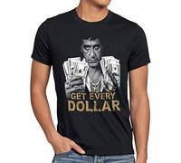style3 Tony Get Every Dollar T-Shirt Herren Pacino Pablo US, Größe:L