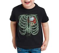 style3 X-Ray Toad T-Shirt für Kinder Mario Videospiel super World, Größe:128