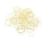 Stylebest 100 Stück Ohrring-Creolen, Stilvolle, Umweltfreundliche Stahl-Kreisohrringe für Frauenpartys (Gold 30 * 25MM)