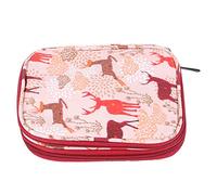 Stylebest Strick-Aufbewahrungstasche, Umweltfreundliches, Wasserdichtes Garnetui für Reisen und Zuhause, 600D-Material mit Aufbewahrung für Häkelnadel und Stricknadel (Kurze Häkeltasche)